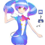 ツインテールの女の子のイラスト