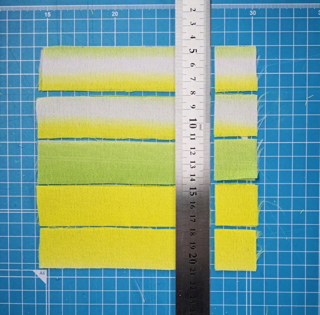 正方形に切った布