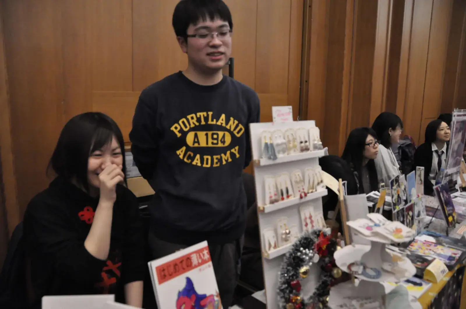 同人誌イベントの出店ブース