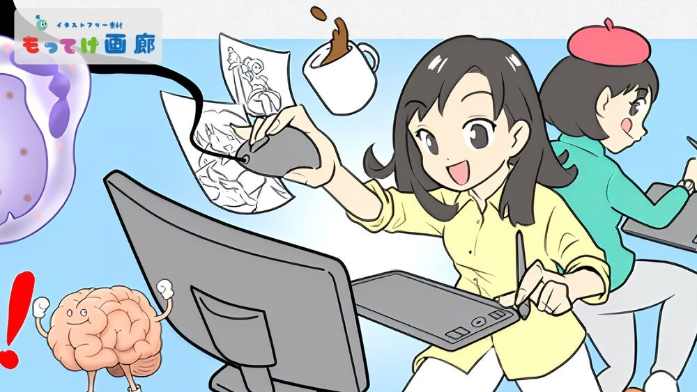 フリー素材屋「もってけ画廊」